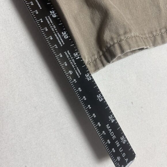 Levi’s 505 Khaki Pants Straight Fit Denim Jeans Mens 36x34 Casual 100% Cotton - Picture 14 of 16